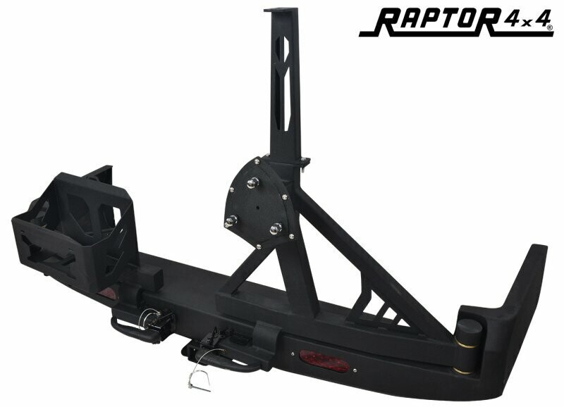 Pare-chocs arrière avec support de roue et jerrycan PATROL GR Y61