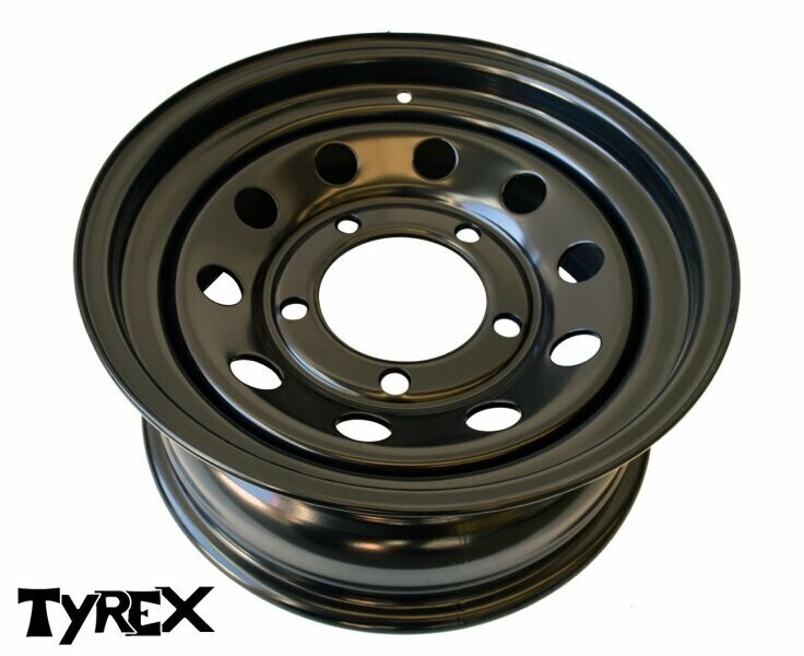JANTE TYREX 7X16 + 8 MODULAR NOIRE