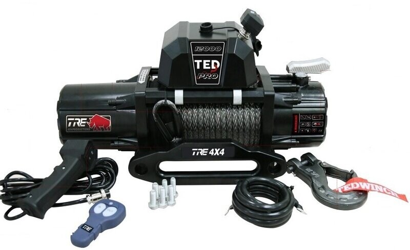 treuil Tre4x4 12000lbs corde synthétique treuil Tre4x4 12000lbs corde synthétique