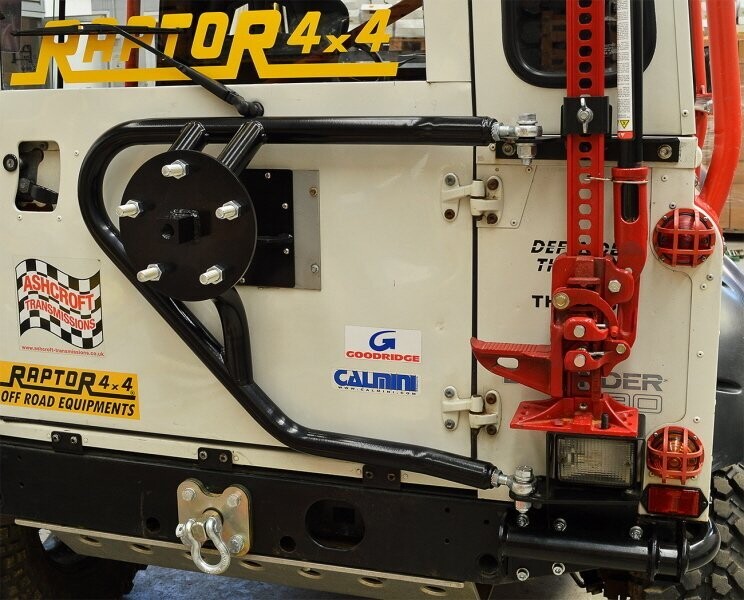 PORTE ROUE TYPE A POUR DEFENDER 90/110/130 A PARTIR DE 2002