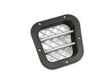 PRISE D'AIR LATERAL DROIT PLASTIQUE ARGENT NOIR DEFENDER