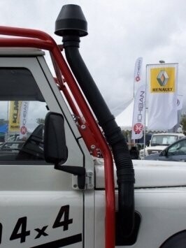 SNORKEL EN ACIER TUBULAIRE POUR DEFENDER DE 300TDI POUR ROLLCAGES