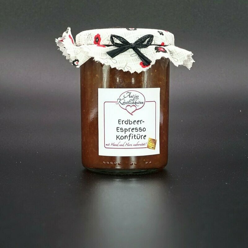 Erdbeer-Espresso Konfitüre Erdbeer-Espresso Konfitüre