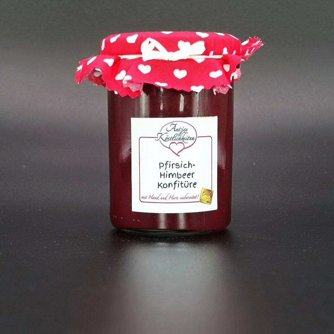 Pfirsich-Himbeer Konfitüre
