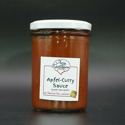 Apfel-Tomaten-Curry Sauce