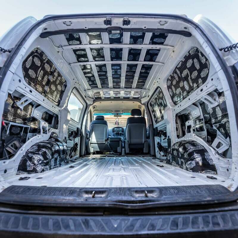 Car builders van sound deadening and insulation pack