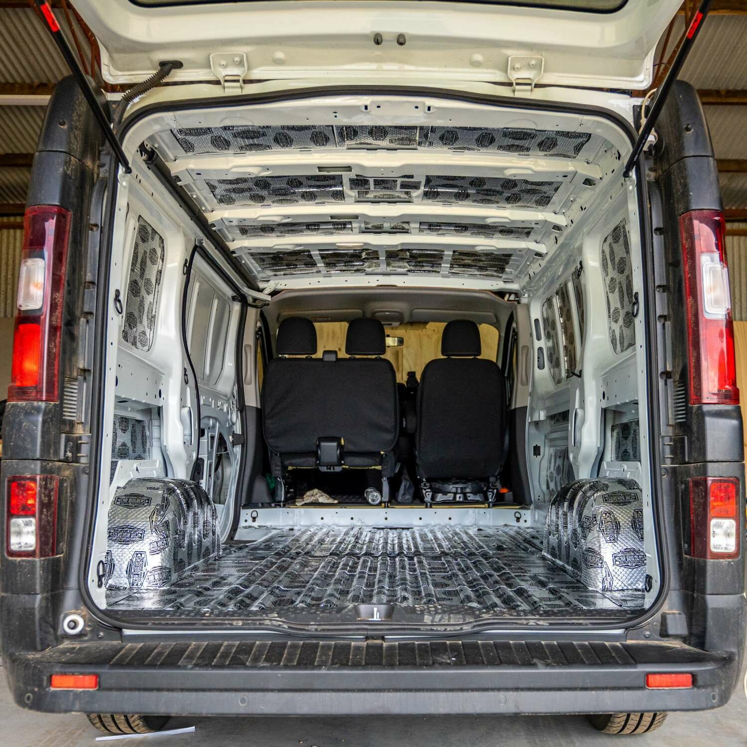 Premium standard sized SWB/LWB van sound deadening and insulation