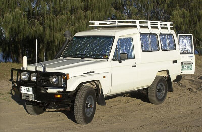 Landcruiser Troop Carrier Insulated sun shades