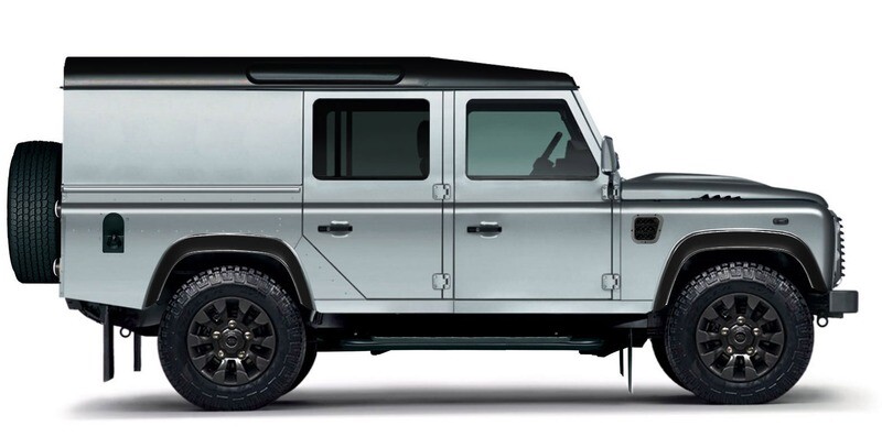 Land Rover Defender 110 Utility  Insulated sun shades