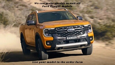 Ford Ranger Insulated sun shades