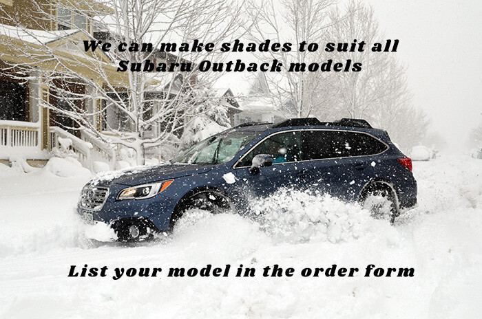 Subaru Outback Insulated sun shades