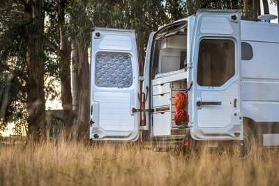 Mercedes Sprinter insulated sun shades