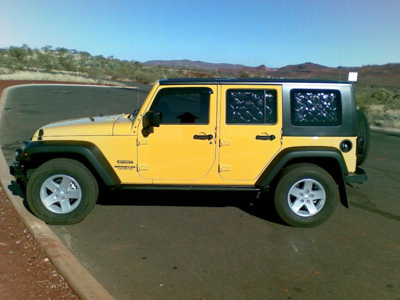 Jeep Wrangler Insulated sun shades