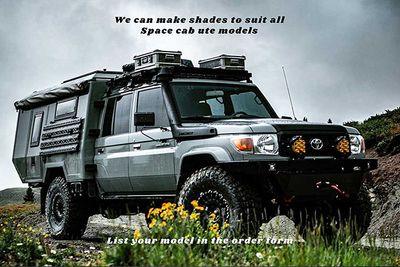 Space cab ute insulated sun shades
