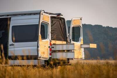 VW Crafter rear fly screen