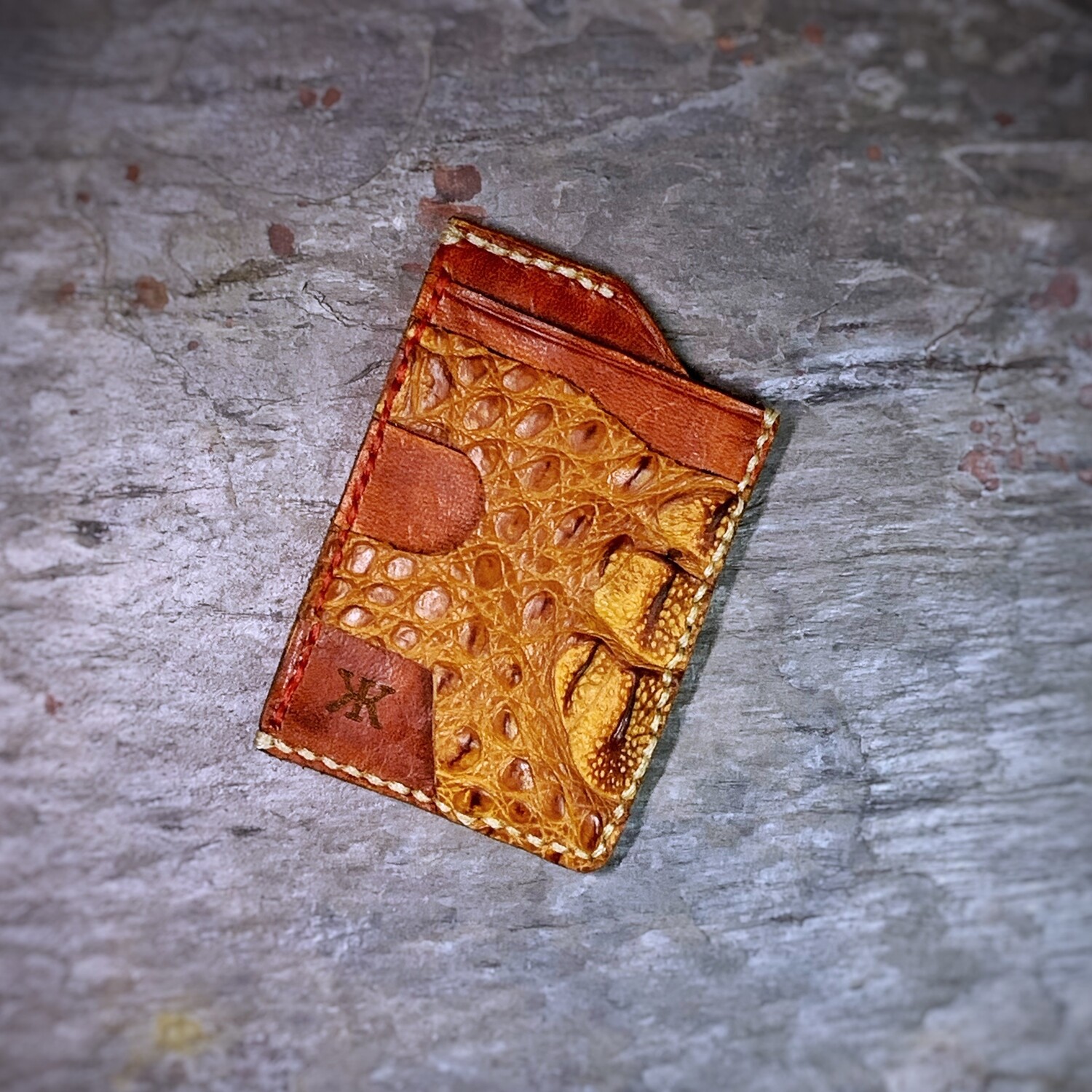 Caiman Cheek Front-Pocket Wallet