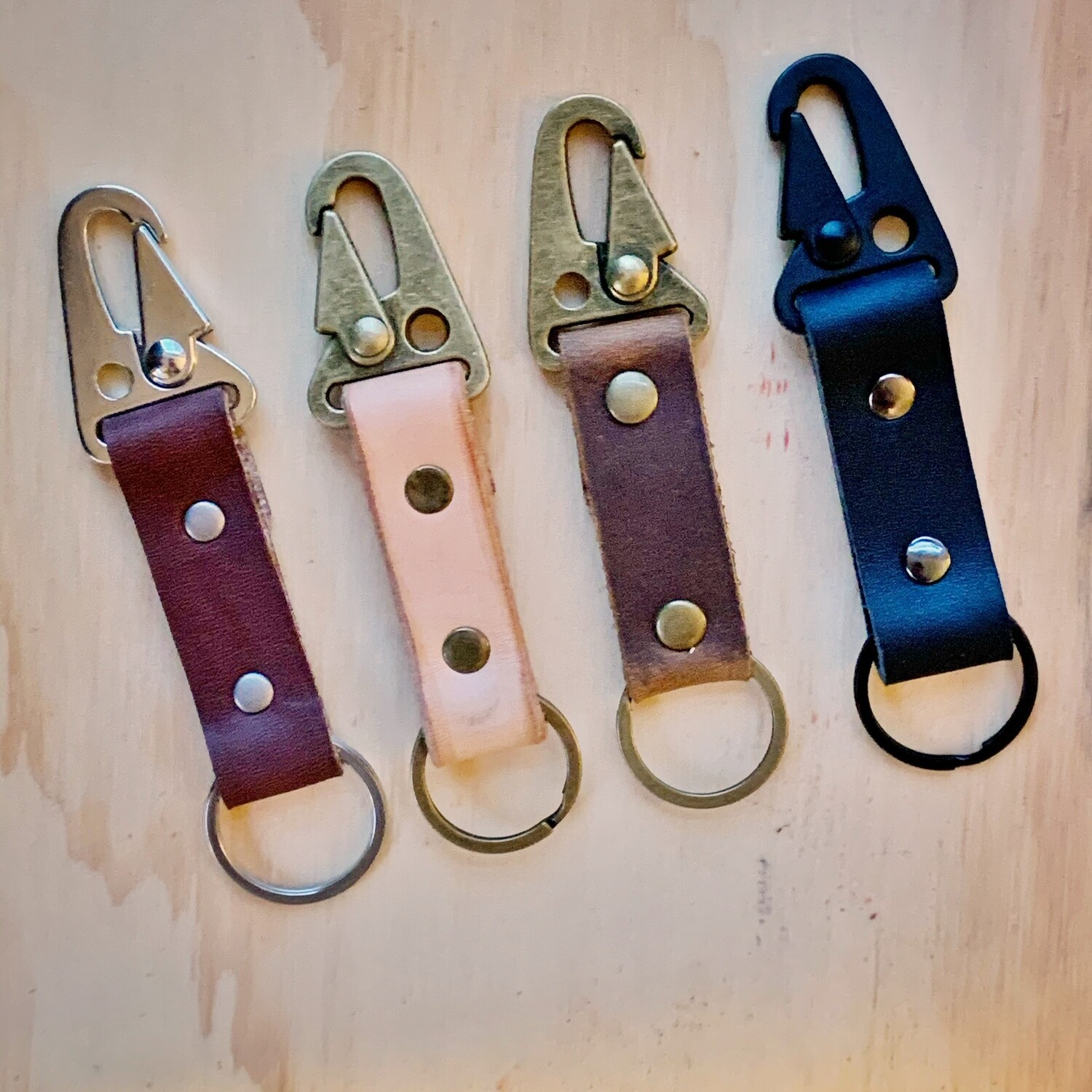 Leather Key Clip
