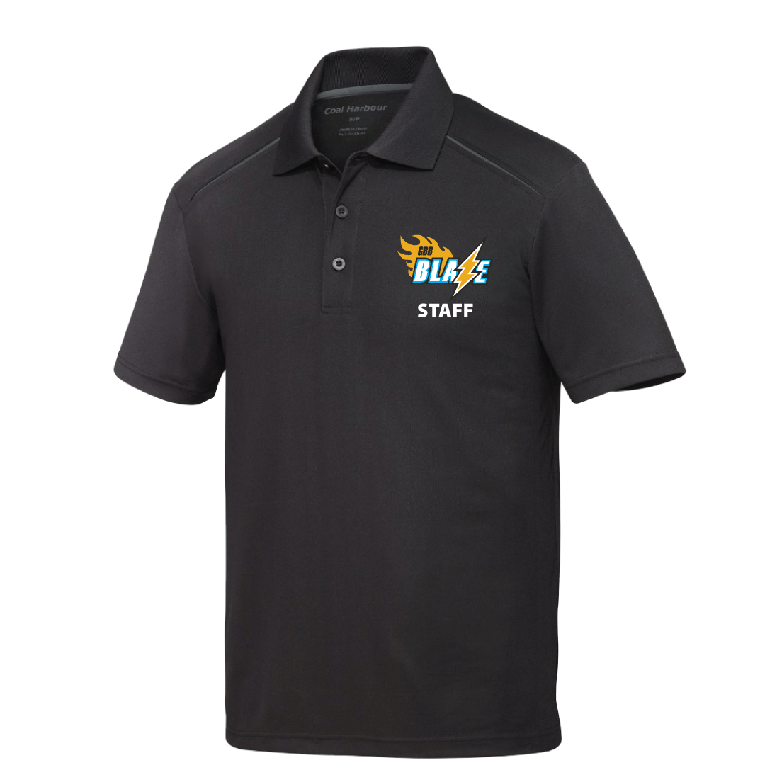 Trailblazers Staff Mens Golf Shirt Store West End Sports