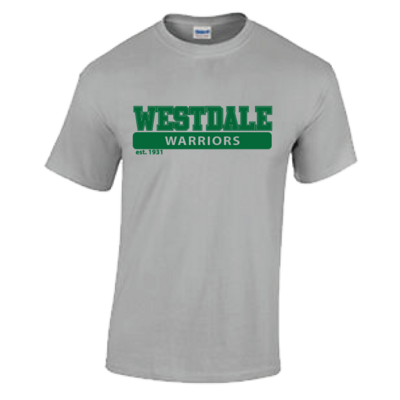 Westdale Warriors Short Sleeve T-Shirt - 1 Colour Logo