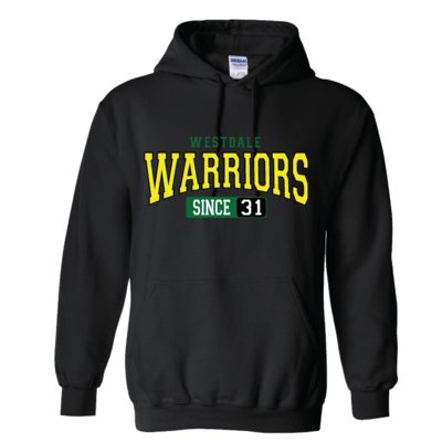 Westdale Warriors Hoodie - Tackle Twill/Embroidery Applique Logo