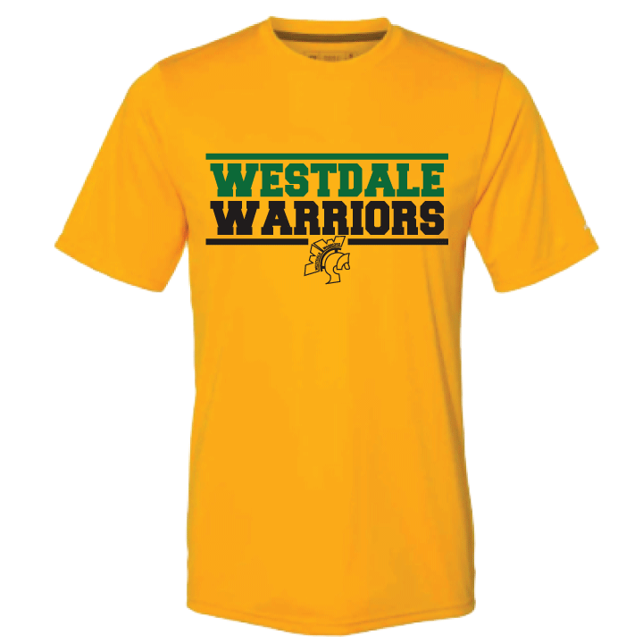 Westdale Warriors Short Sleeve Moisture Wicking T-Shirt - 2 Colour Logo