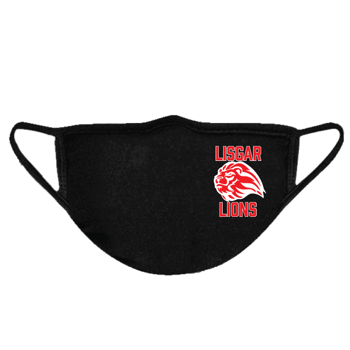 Lisgar Lions Fabric Face Mask with Logo