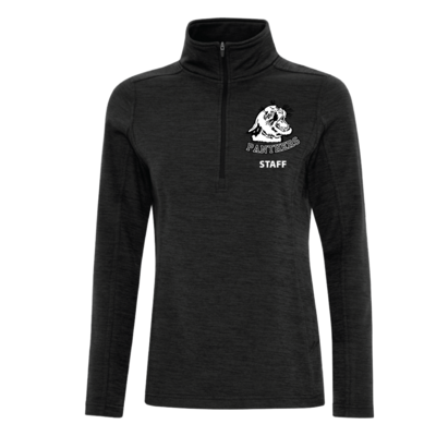 Panthers Staff - Ladies 1/2 Zip Sweatshirt