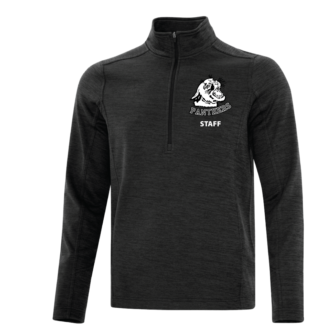 Panthers Staff -Mens 1/2 Zip Sweatshirt