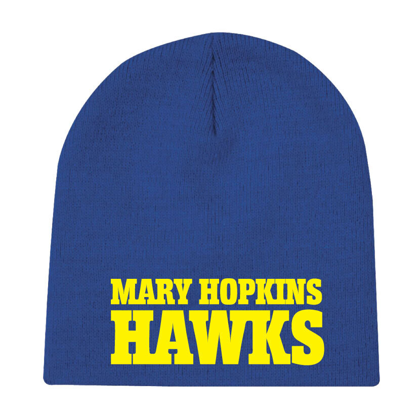 Hawks Knit Skull Cap with Embroidered Logo