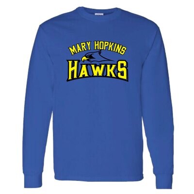 Hawks Long Sleeve T-Shirt (2 colour print)