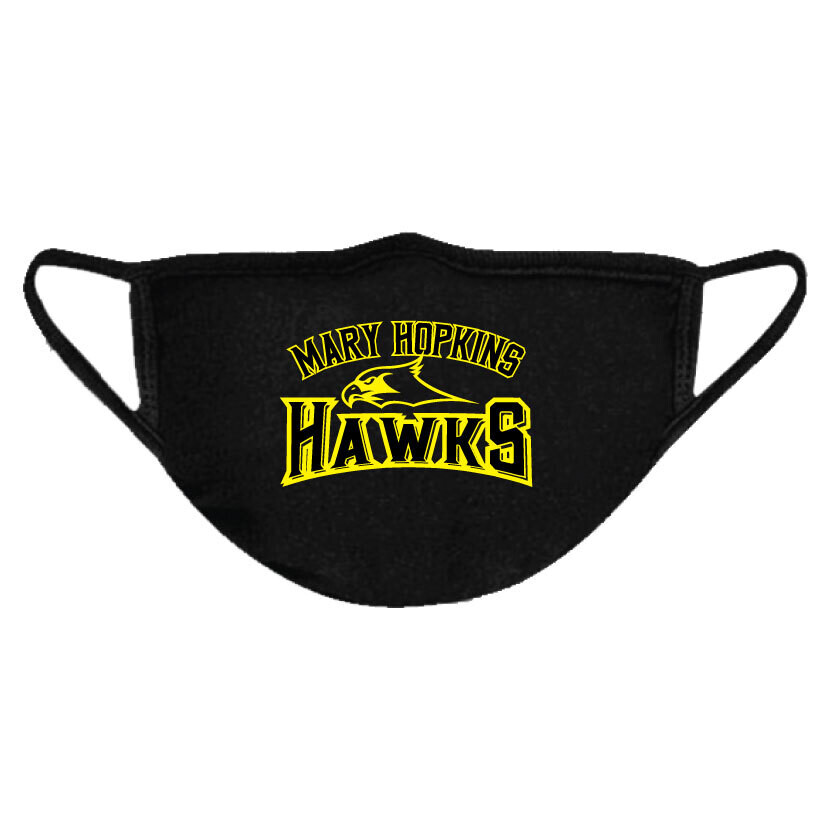 Hawks Fabric Face Mask with Logo
