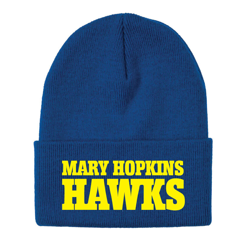 Mary Hopkins Hawks - Knit Toque with Embroidered Logo