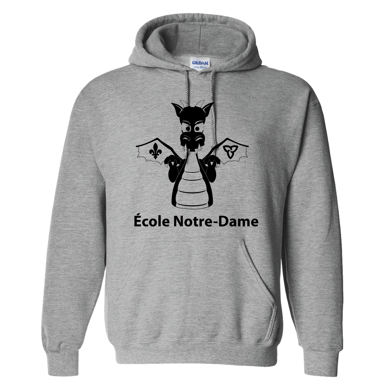 Notre-Dame Hoodie - One Colour Print