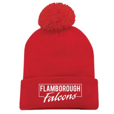 Flamborough Falcons Knit Toque w/PomPom