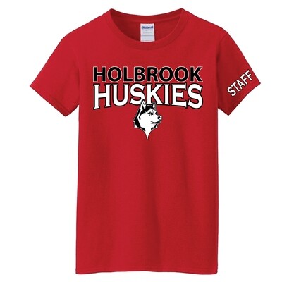 Holbrook Huskies STAFF - Short Sleeve T-Shirt