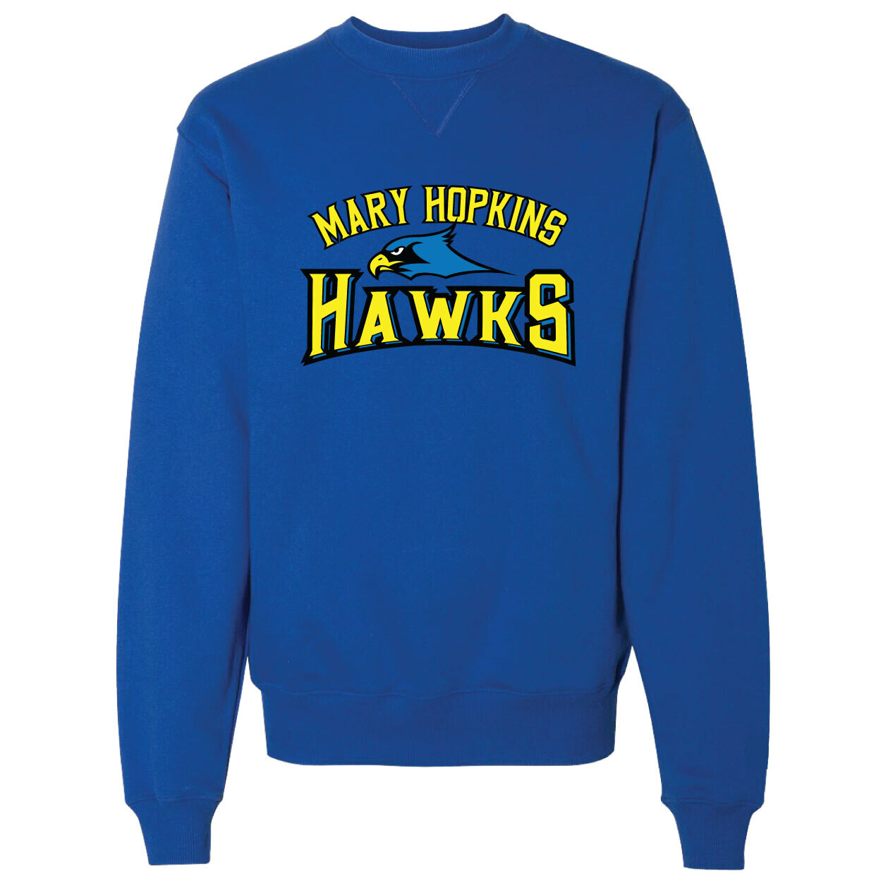 Mary Hopkins Hawks - Crew Neck Sweatshirt (multi colour print)