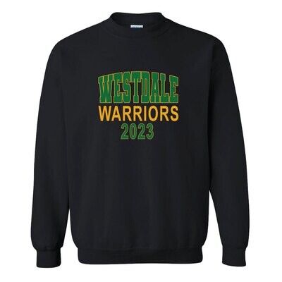 Warriors Crew Neck Grad 2023 - Large Front Logo