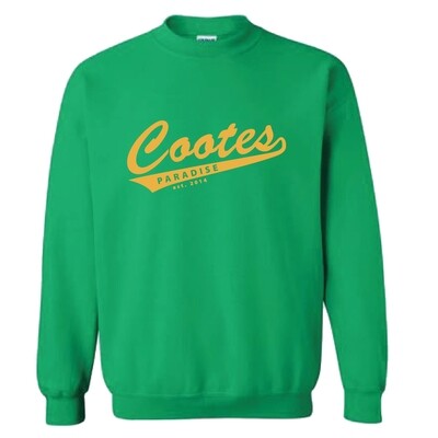 Cootes Paradise Crew Neck Sweatshirt - One Colour Print (Irish Green)