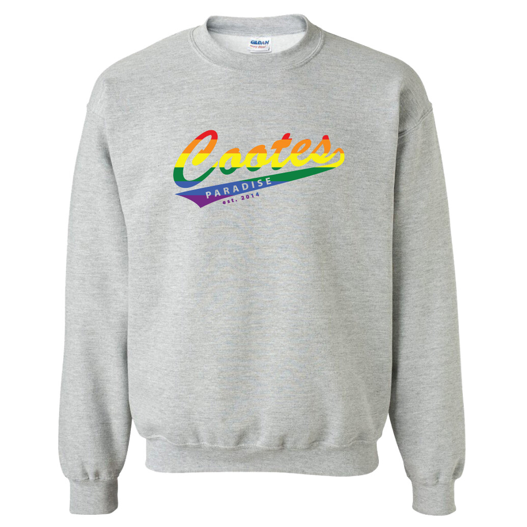 Cootes Paradise Crew Neck Sweatshirt - Multi Colour Print (Sport Grey)