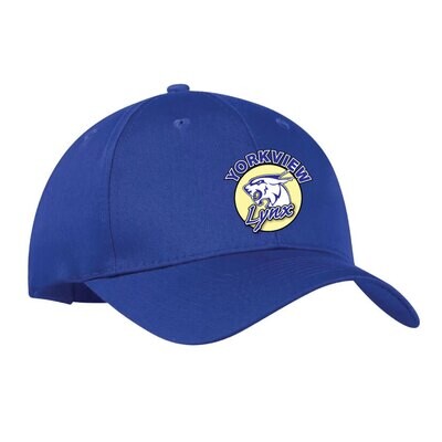 Yorkview Lynx Baseball Cap with Embroidered Logo