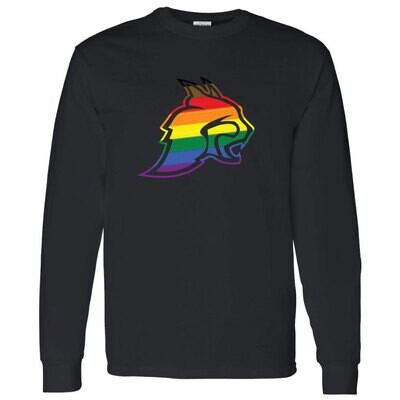 Cathy Wever Wildcats - Long Sleeve T-Shirt - Rainbow Front