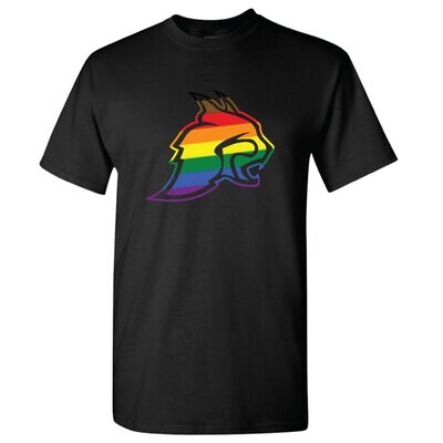 Cathy Wever Wildcats - Short Sleeve T-Shirt - Rainbow Front
