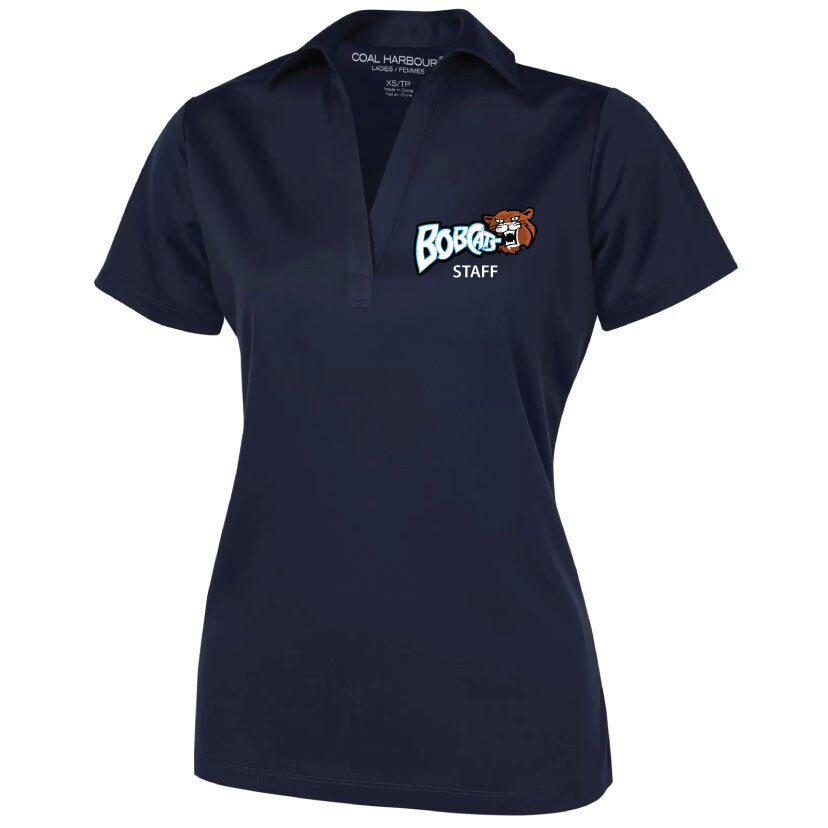 Balaclava Bobcats Staff - Ladies Golf Shirt
