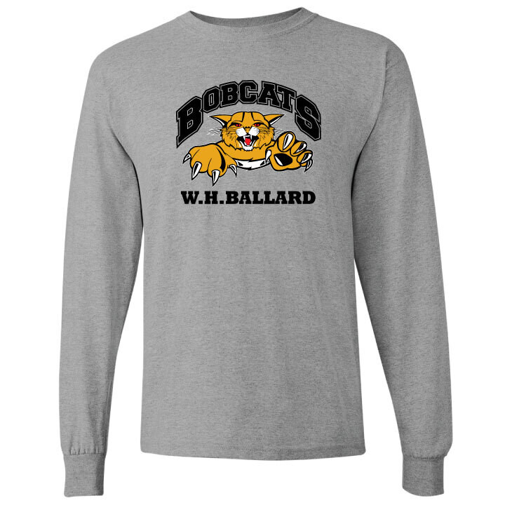 Bobcats Long Sleeve T-Shirt (multi colour print)