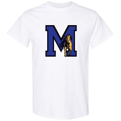 Memorial Mustangs Staff - T-Shirt  (Big M)