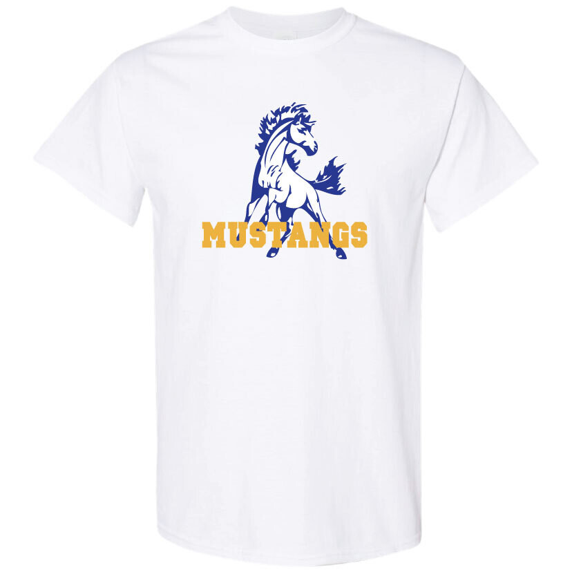 Memorial Mustangs Staff - T-Shirt  (Mustangs)