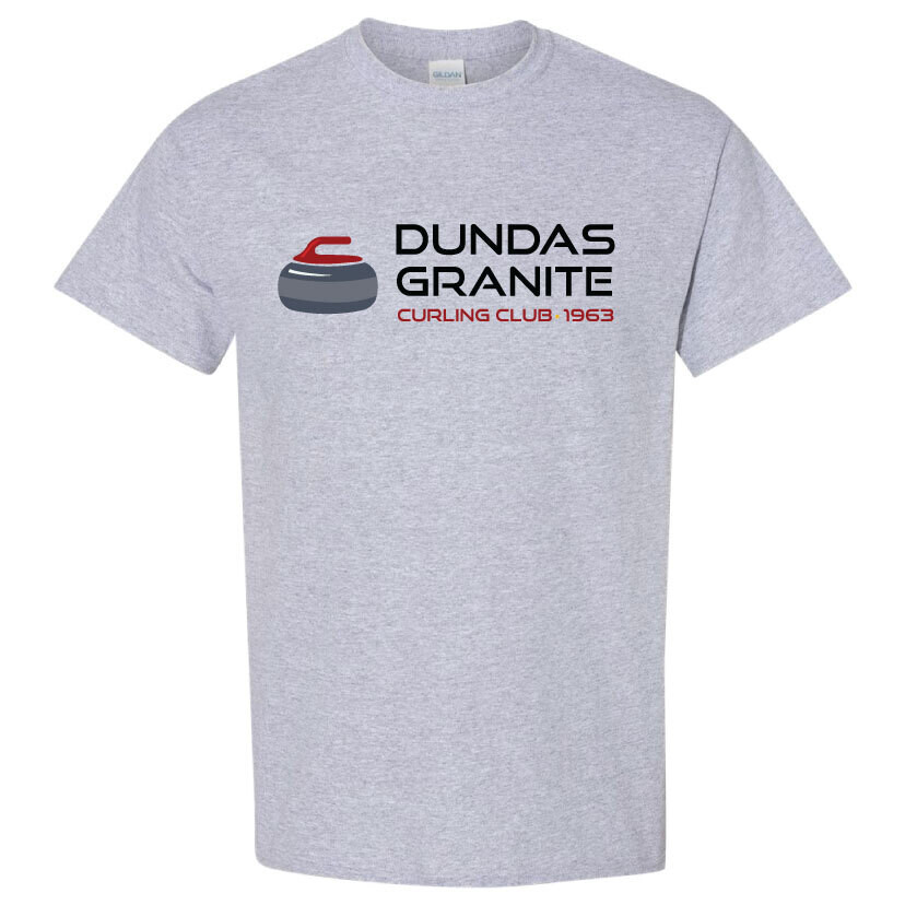 Dundas Curling Club - T-Shirt (Curling Stone Logo)