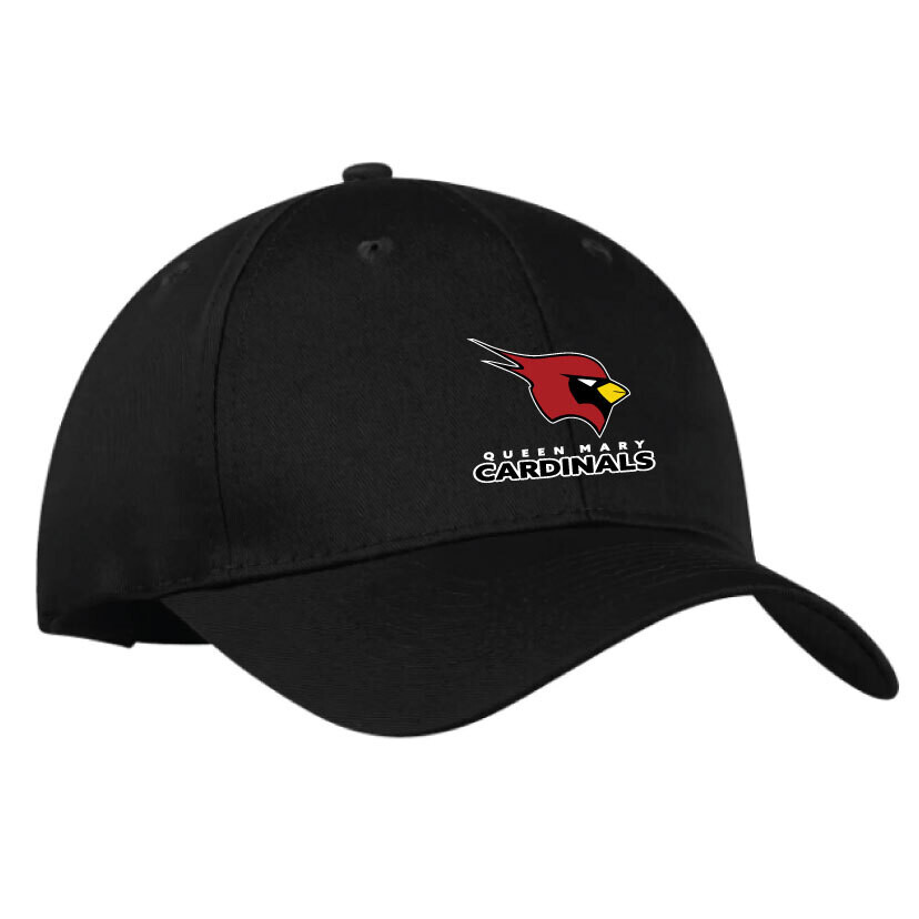 Queen Mary Cardinals - Baseball Cap with Embroidered Logo
