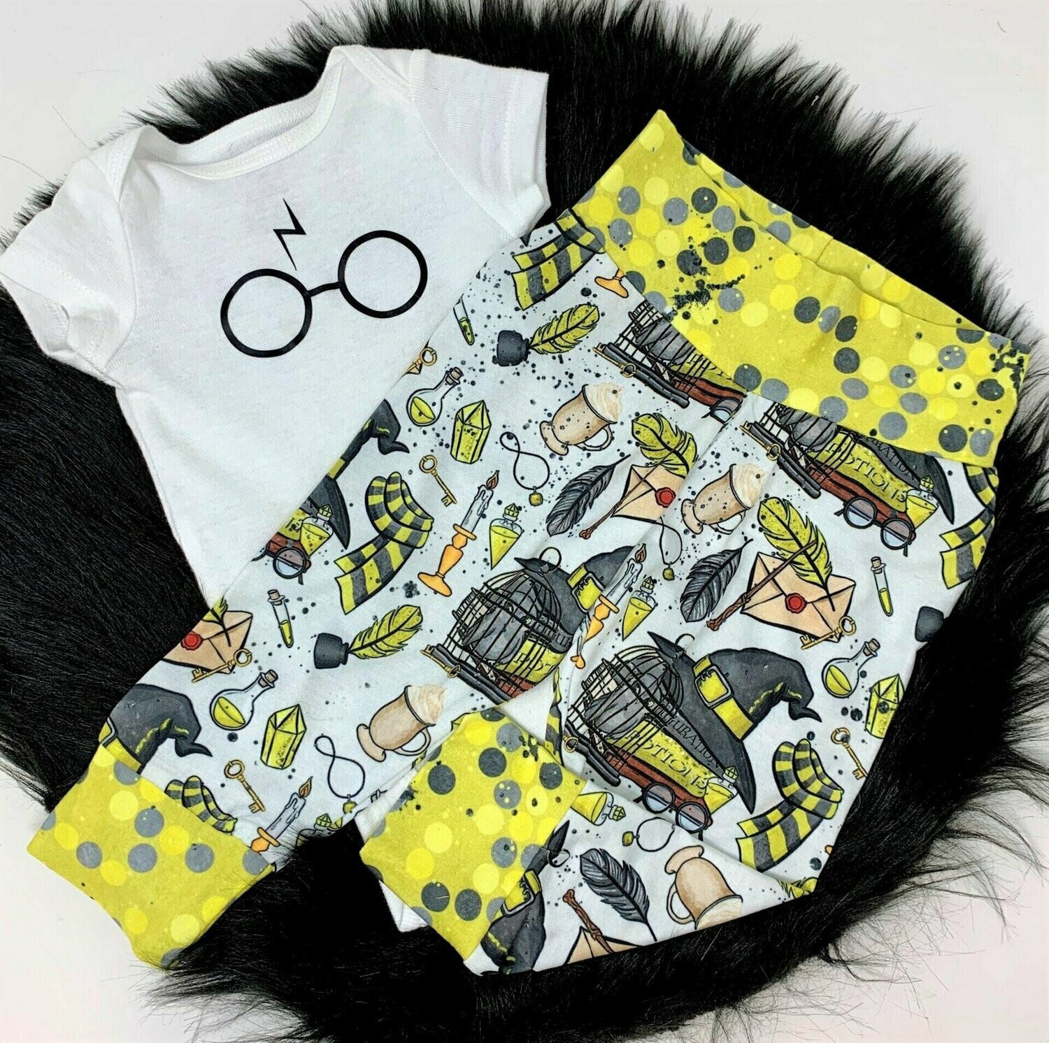 Bodysuit Tee Pants Harry Potter 4 Piece Layette Set 