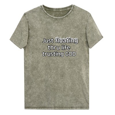 TRUSTING GOD Denim T-Shirt